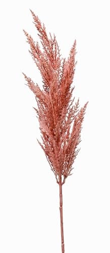 artplants.de Dekozweig Pampas Gras Rispe BATERNO, rosa, 90cm - Kunst Pampas Gras/Künstliches Pampasgras