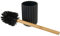 Escobilla de Baño Negro de bambú y PVC de Ø 9x35 cm -