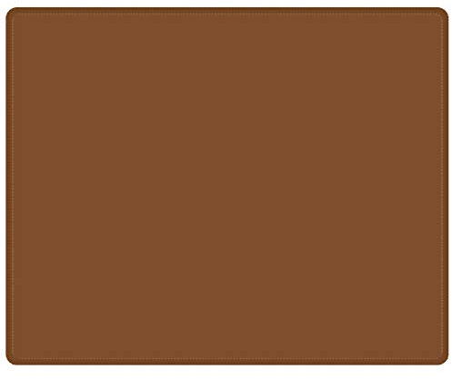 Qisan Gaming Mouse Pad/Mat for Computer Laptop 10.23x8.26x0.08 Keyboard Pad Desk Pad with Anti-slip Rubber Base Rectangle Mouse Pad Mat-Brown