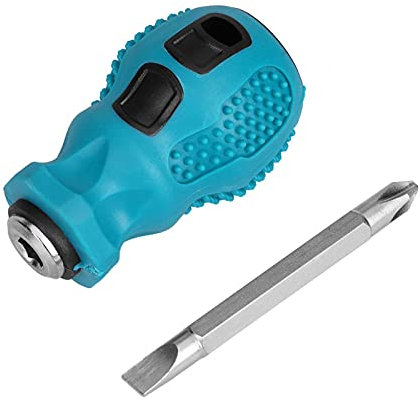Mini Cacciaviti A Doppio Scopo, Breve Magnetico Slot Bit Corto Croce Intercambiabile Acciaio Al Cromo Vanadio Con Punta Regolabile Strumento Tascabile Precisione Per Riparazione Elettrodomestici