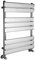 NRG Bathroom Flat Panel Heated Towel Rail Radiator Modern Central Heating Warmer Wall Mounted Ladder Rad 800×600mm Chrome