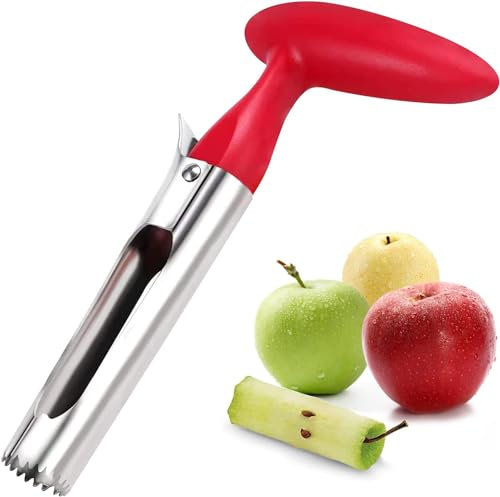 Descorazonador de Manzanas, Peras, Pimientos, Coco, Piña, Fácil de Usar, Descorazonador de Manzanas Duradero y Portátil Red