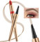 Augenbrauen-Stift-Wasserfester Microblading Augenbrauenstift mit einem Micro Fork Tip Applikator Flüssiger Eyebrow Pen für Natürlich Aussehende Augenbrauen(01 Hellbraun)