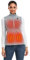ORORO Women's Heated Fleece Gilet with Power Bank - Electric Heated Vest for Women Base Layer (Charger Not Included) (Flecking Grey,XL)