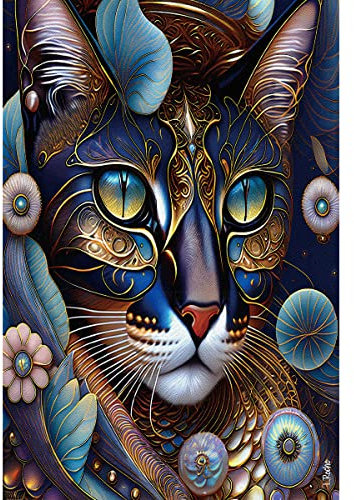 Ingooood Jigsaw Puzzle 1000 Pieces Cat Series Entertainment Toys for Adult Special Graduation or Birthday Gift Home Decor (Prince)