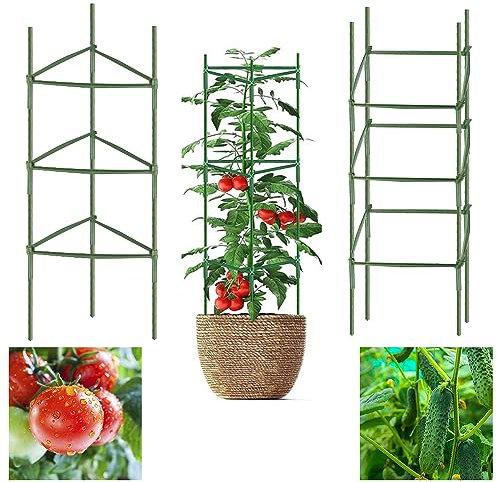 Favengo 3 Set di Supporto Piante Rampicanti Traliccio per Rampicanti Griglia per Piante Rampicanti da Esterno Obelisco da Giardino Stabile Struttura per Arrampicata per Piante Rampicanti Fiori Ortaggi