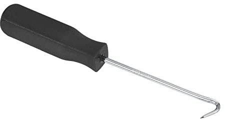 PATIKIL Junta Tórica 90 Grados Gancho 142mm, Aceite Sello Junta Precisión Destornillador Extractor Removedor Extracción Herramienta, Negro