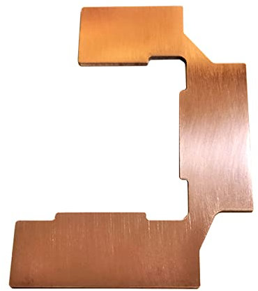 Hyclam Dissipateur de chaleur GPU Cuivre pour radiateur Mémoire Miner 3060ti 3070ti GPU 15-40 Degrés Pad thermique Carte graphique dissipateur thermique