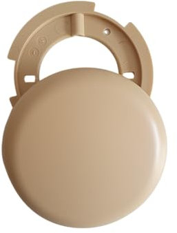 2 Stück Abzweigdose Aufputz beige Abdeckdose Verteilerdose beige Baldachin Stromabdeckung beige Lampenbaldachin beige superflach, Ø 10cm Höhe 1,5 cm (2x 100mm beige)
