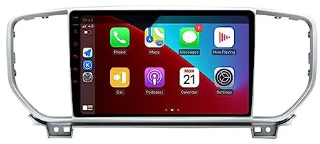 car tablet Android 14 2+64GB Autoradio 2 Din Carplay AndroidAuto per KIA Sportage 2019 2020 2021 radio 9 Pollici Touch Screen con Navigatore Bluetooth/Android Auto/FM RDS Radio/WiFi