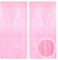 Pastel Pink Party Backdrop Decoration - GREATRIL Foil Fringe Streamers for Baby Shower/Valentines/Galentines/Ice Cream/Sweet/Cloud/Unicorn/Princess Birthday - 3.2ft X 8.2ft - 2 Packs