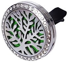 ABOOFAN 1stücke Diamante Auto Duftclip Mit Aromatischen Baumwollslices Stilvoller Diffuser Für Ihr Fahrzeug Büro Oder Zuhause Mehrfarbig Lsla