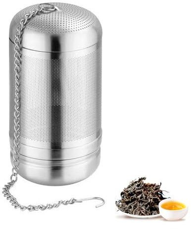 suaywo 1 infuseur à thé en acier inoxydable avec chaîne pour tasses, théières, bouteilles de thé