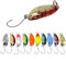 KTGCOZS Pack of 10 Micro Metal Spoon Fishing Lure Trout Bass Fishing Tackle 1/8oz 3g