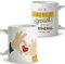 LolaPix Tasses pour grands-parents Tasses à café Cadeau grand-père Cadeaux pour grands-parents Tasse en céramique 330 ml.