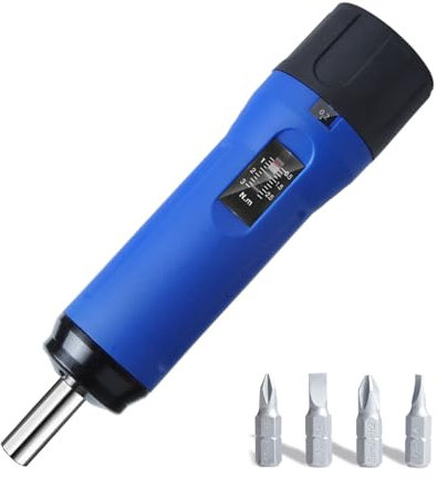 Haveratio Tournevis dynamométrique 0,1-0,6 NM 0,2-1,2 NM 0,5-3,0 NM 1,0-6,0 NM Clé dynamométrique pour un serrage précis pour les réparations mécaniques