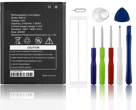 SwarKing Ersatz Akku B9010 4G185 4G180 Kompatibel mit Tenda 4G185 Mobile WLAN Router