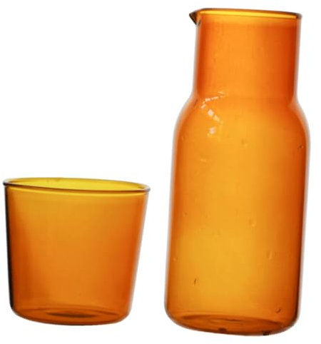Alipis 1 De Jarra De Agua De Vidrio Para Jarra De Agua De Mesa Taza De Leche Taza De Agua Para El Hogar Jarra De Noche Multifunción Garrafas Y Jarras Accesorio