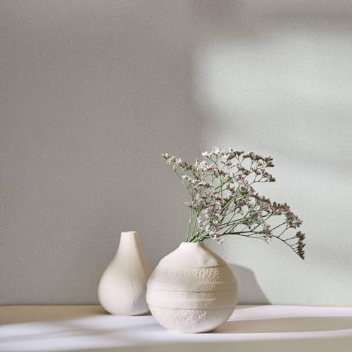 marburg Vliestapete Struktur Granulat Stein Optik Einfarbig Grau Beige 33362