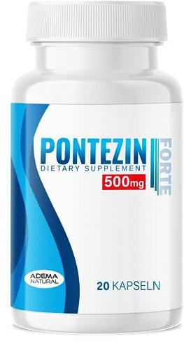 🆄🅽🆂🅴🆁 𝗧𝗜𝗣𝗣: Adema Natural - Pontezin V2 Kapseln - Sofortwirkung - Extra stark effektive Kapseln für den aktiven Mann - bessere Leistung - Natürliche Inhaltsstoffe - 500 mg - 20 Stk Kapsel