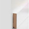 PROVISTON Lot de 5 plinthes en MDF - 19 x 80 x 2500 mm - Cœur en MDF blanc - À coller, clipser, visser et clouer - Plinthe