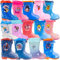 Characters Cartoons - Bambina Bambino - Stivali Pioggia Galosce in Gomma Calosce impermiabili - Prodotto Originale [810 Rosa - 24]