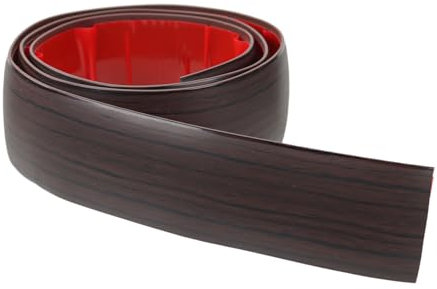 Casoter PVC Self Adhesive Vinyl Floor Transition Strip, Laminate Flooring Gap Joiner, 1.5x39 Inches, Brown