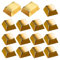 KAHDGSS Zinc Alloy Keycap For Mechanical Keyboard Keycaps, 15Pieces Set, R3 Q Layout for Gamers and Typists