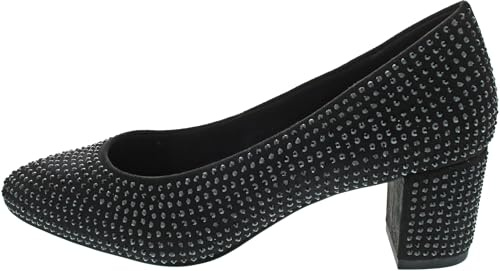 MARCO TOZZI Damen Pumps weiches Feel Me Fußbett weiches Innenfutter Glitzernd