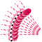 24Pcs Paper Straws Flamingo Straws Drinking Straws for Cocktail Hawaiian Luau Parties Decorations