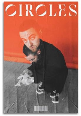 JhhAAwllpp Mac Miller Poster Circles, Film-, Musikalben, Poster, Heimkunst, Wand