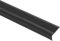 10m Treppenkantenprofil, Winkelprofil Selbstklebend, Kantenschutz Selbstklebend, Anti-Rutsch Treppenkante, PVC-Treppen Kantenleiste (50x25mm) (Schwarz)