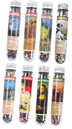 Supvox 150stücke Mini-Puzzle Aus Papier Für Erwachsene Teile in Einem Set Kreatives Puzzle-Spielzeug Mit Abstraktem Muster Präzise Schnitte Für Angenehmes Zusammensetzen Aufbewahrt in EIN