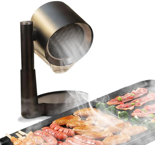 AURIVEE Cappa Aspirante Portatile per Cucina，Cappa Estraibile con Inclinazione, 3 Velocità, Filtro Alluminio - Senza Installazione per Casa, BBQ, Campeggio, Design Compatto e Silenzioso