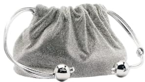 PATRIZIA PEPE Kleine Bubble Clutch Tasche mit Strass Art. 2B0181M017