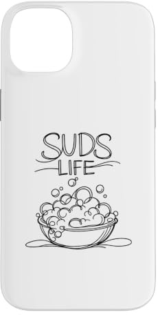 Hülle für iPhone 14 Plus Suds Life Seifenmacher im Herzen