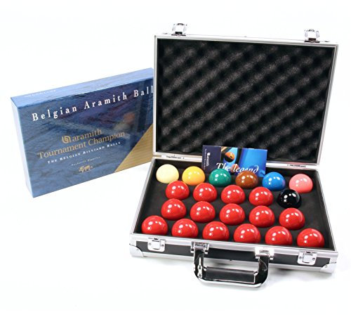 Aramith TOURNAMENT CHAMPION Snooker Ball Set & CARRY CASE
