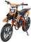 Actionbikes Motors Kinder Crossbike Gepard | 2-Takt 49 CCM Motor bis 𝟑𝟓 km/h - Motorrad - Pocket Bike - Dirt Bike - Motocross - Pocketbike - Motorsport - Dirtbike - Enduro ab 6 Jahren (Orange)