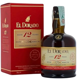 RUM EL DORADO 12 JAHRE ALT - VERPACKT - 70CL