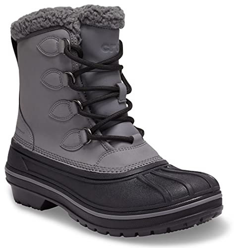 Crocs Damen Cast Ii Snow Winter Boots Schneestiefel, Charcoal, 36 EU