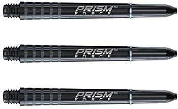 WINMAU Prism Force Tiefes Schwarz Intermediate Polycarbonate Dart Stems - 1 Sätze pro Packung (3 Schäfte insgesamt)