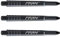 WINMAU Prism Force Tiefes Schwarz Intermediate Polycarbonate Dart Stems - 1 Sätze pro Packung (3 Schäfte insgesamt)