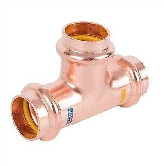 Pressfittings Kupfer V Konturen Alle Varianten Trinkwasser Gas Heizung (T-Stück, 35)