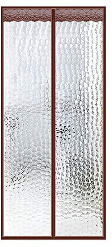 HMHD Rideau de Porte Isolant Phonique, Rideau Acoustiques, Rideau Thermique Isolants Anti Froid, Facile à Installer Velcro Panneau, pour Couloirs,Portes -D-70x200CM