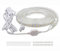 FOLGEMIR 1m LED Band mit Schalter Kalt Weiß, 2835 SMD 180 Leds/m Streifen, 220V 230V Strip, sehr helle Beleuchtung, IP65 wasserdicht für Garten Party Hochzeit Deko