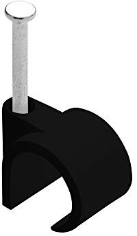 Grapas para Cable Ø 12 A 16 Mm Negro Bolsa De 50