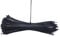 YZIF 100 Pcs Nylon Wrap Cable Ties 100 x 2.5mm (Black)