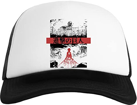 Gunmant AOT Titan Anime Attack Shingeki City Attack Herren Damen Baseball Classic Kappe Unisex Erstellbarer Snapback Mens Womens Cap