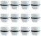 HLIWS 12 pezzi 1-inch BSP Tappo Blocco Fissaggio Femmina Esagonale,con Rondelle,Rubinetto filettato per elettrodomestico(Filettatura esterna)
