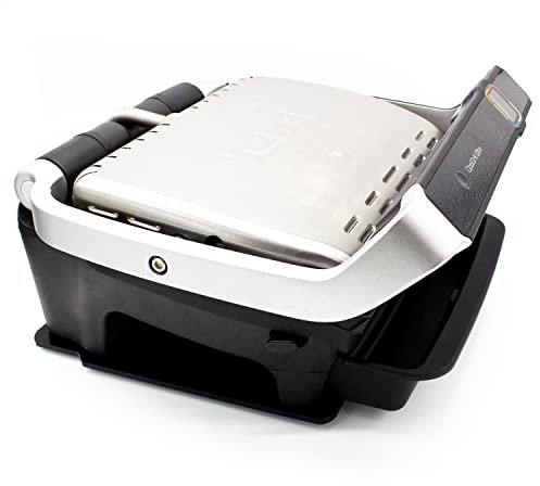 Gleitbrett aus Acryl | schwarz glänzend | 29x26cm für Optigrill Elite GC 750D und vielen weiteren Küchengeräten | mit hochwertigen Teflongleitern für müheloses Verschieben | Made in Germany